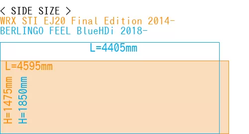 #WRX STI EJ20 Final Edition 2014- + BERLINGO FEEL BlueHDi 2018-